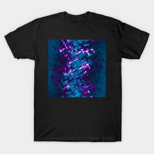 Blue and Purple Gnarl T-Shirt